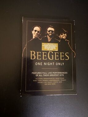 ⭐️ Bee Gees "One Night Only" DVD - Black & Gold